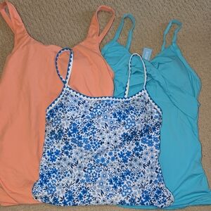 Women's Swimsuit Lot 3 Pieces Size Large New